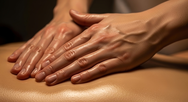 Holistic body combo and foot therapy wellness massage